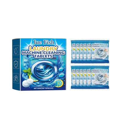 Washing Machine Cleaner Tablets, 12-Pack Washer Descaler Deep Cleaning