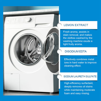 Washing Machine Cleaner Tablets, 12-Pack Washer Descaler Deep Cleaning